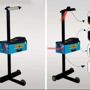 تنظیم چراغ دو لیزره